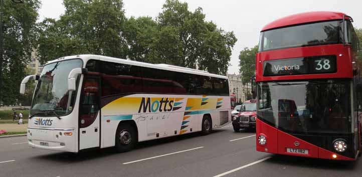 Motts Volvo B12B Plaxton Panther MT06MTT & Borismaster LT182